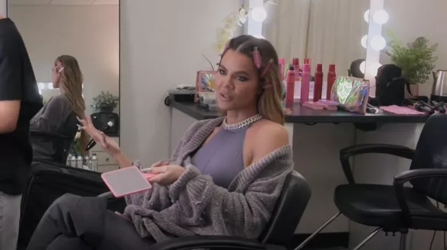 Skims Jel­ly Sheer Full Body­suit worn by Khloé Kardashian as seen in The Kardashians (S03E06)