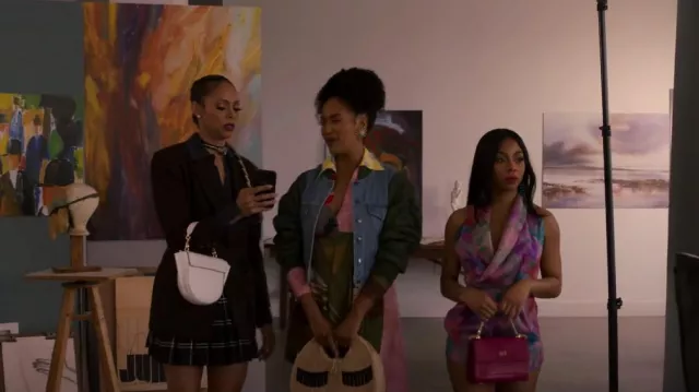Wandler Hortensia Bag worn by Whitney (Amber Stevens West) as seen in Run the World (S02E06)