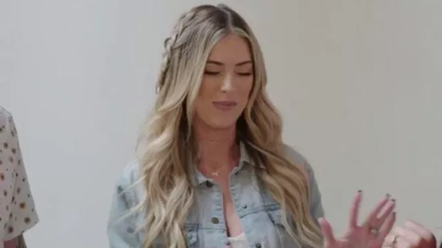 James Michelle Jewelry Butterfly Necklace worn by Christina El Moussa as seen in Christina on the Coast (S05E05)