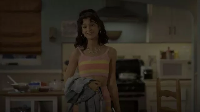 Dolls Kill Call Me Up Fuzzy Set worn by Ines (Bryana Salaz) as seen in Freeridge (S01E04)