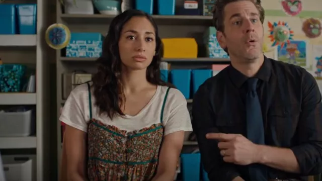 Madewell Whisper Cotton Crewneck Tee worn by Astrid (Meaghan Rath) as seen in Children Ruin Everything (S02E16)