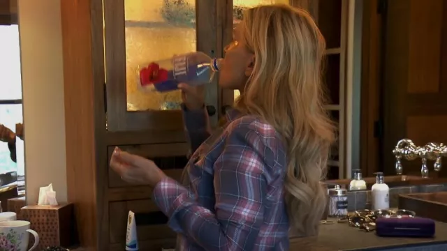 Rails Hunter Shirt Slate Rose White worn by Tamra Judge as seen in The Real Housewives of Orange County (S17E05)