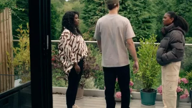 Glamorous Curve Over­sized Shirt worn by Chantelle (Adeyinka Akinrinade) as seen in Champion (S01E07)