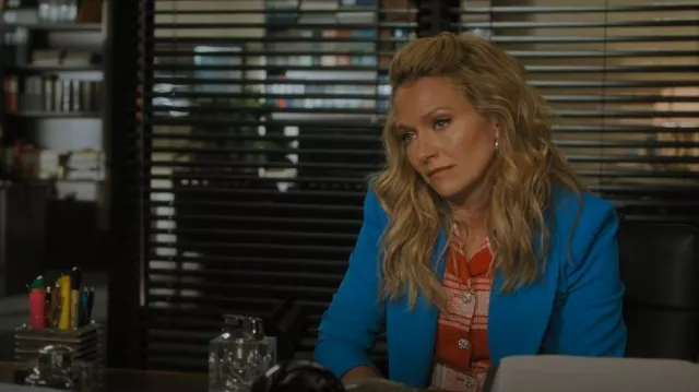 Zara Textured Waistcoat worn by Lorna (Becki Newton) as seen in The Lincoln Lawyer (S01E09)