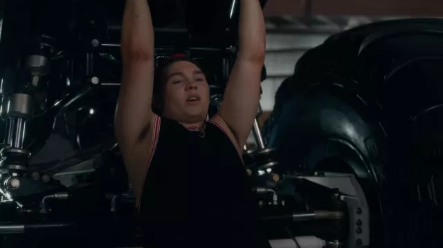 Diesel Locoarm Tank Top worn by Young Jesse Gemstone (J. Gaven Wilde) as seen in The Righteous Gemstones (S03E05)