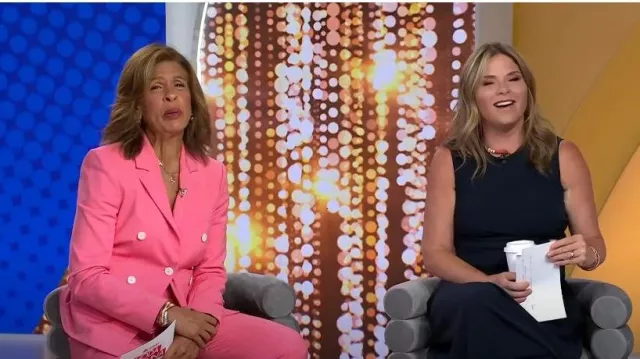 Argent Crossover Blazer worn by Hoda Kotb as seen in Today with Hoda & Jenna on  July 10, 2023