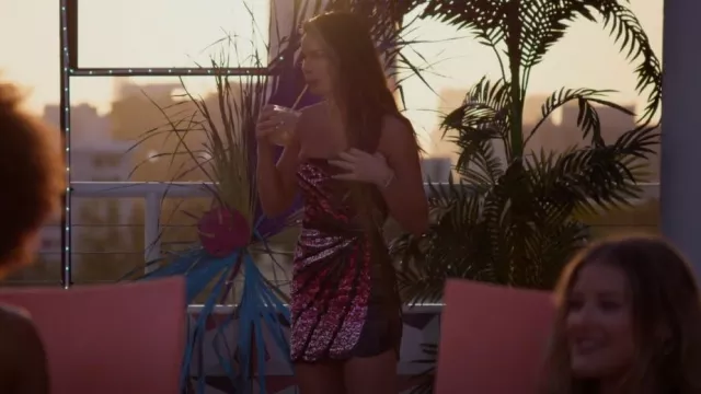 Robe arable Retrofête portée par Juliette Porter vue dans Siesta Key (S05E01)