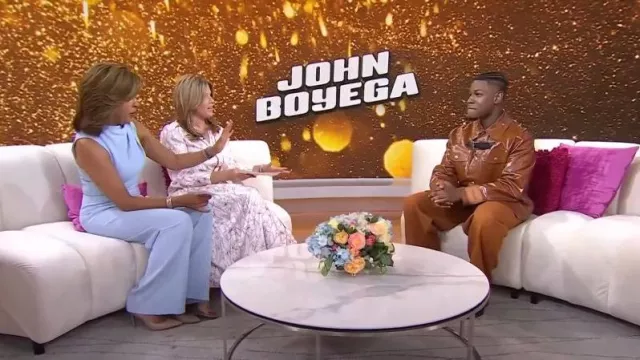 Black Halo Corrine Sleeveless Gathered Jumpsuit worn by Hoda Kotb as seen in Today with Hoda & Jenna on July 12, 2023