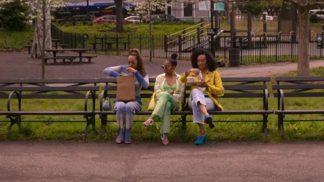 Jonathan Simkhai Havyn Space Dye Pant worn by Whitney (Amber Stevens West) as seen in Run the World (S02E08)