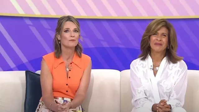 Cara Cara Marge Skirt worn by Savannah Guthrie as seen in Today on  July 14, 2023