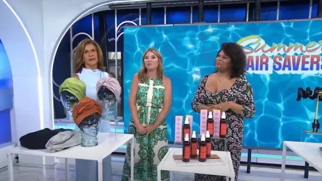 Black Halo Corrine Sleeveless Gathered Jumpsuit worn by Hoda Kotb as seen in Today  with Hoda & Jenna on  July 14, 2023
