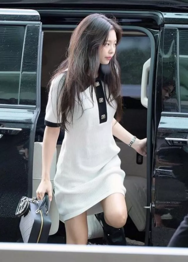 Marine Serre Ms-Rise 22 Sneakers worn by Jennie Kim in Incheon Airport ...