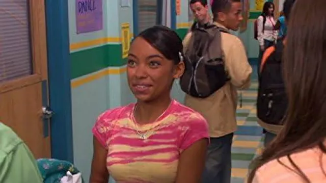 August Silk Twist Tie Dyed Top worn by Vanessa (Logan Browning) in Ned's Declassified School Survival Guide (S02E20)