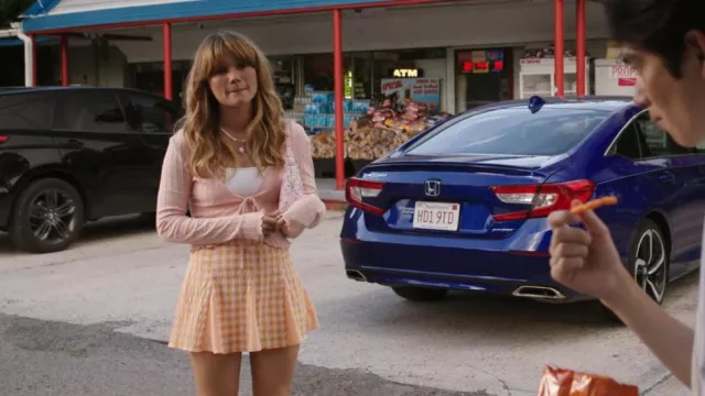 Forever 21 Mixed Plaid Mini Skirt worn by Taylor (Rain Spencer) as seen in The Summer I Turned Pretty (S02E03)