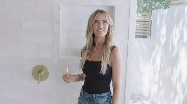 The M Jewelers NY X Sofia & Victoria Los Angeles Necklace worn by Christina El Moussa as seen in Christina on the Coast (S05E07)