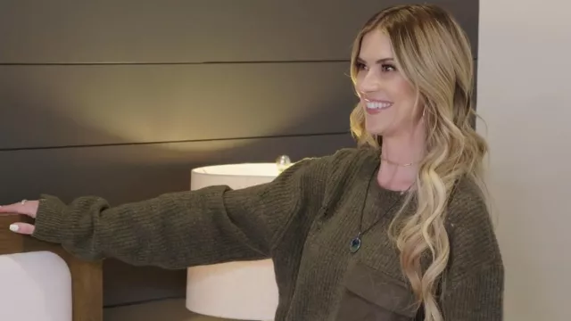 SER.O.YA Devin Sweater worn by Christina El Moussa as seen in Christina on the Coast (S05E07)