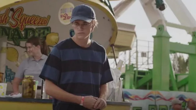 Old Navy Soft-Washed Rugby-Stripe T-Shirt worn by Conrad (Christopher Briney) as seen in The Summer I Turned Pretty (S02E04)