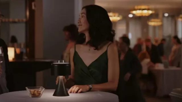 Zara Draped Lingerie Style Dress worn by Laurel (Jackie Chung) as seen in The Summer I Turned Pretty (S02E04)