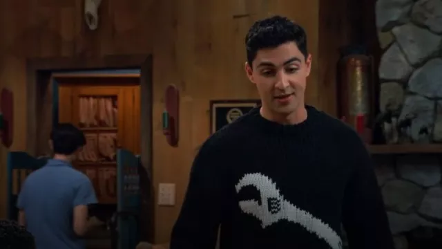 Zara Wrench Jacquard Sweater porté par Parker Preston (Trevor Tordjman) vu dans BUNK’D (S06E27)