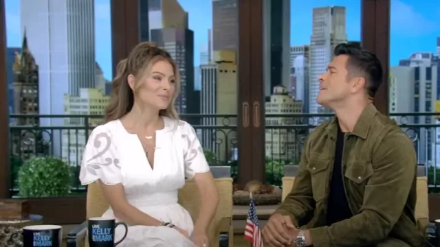 The Somerset Collection The Somerset Maxi Dress worn by Maria Menounos as seen in LIVE with Kelly and Mark on  July 21, 2023