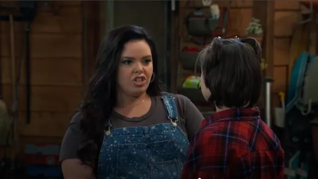 Free People Ziggy Denim Overalls worn by Lou Hockhauser (Miranda May) as seen in BUNK'D (S06E29)