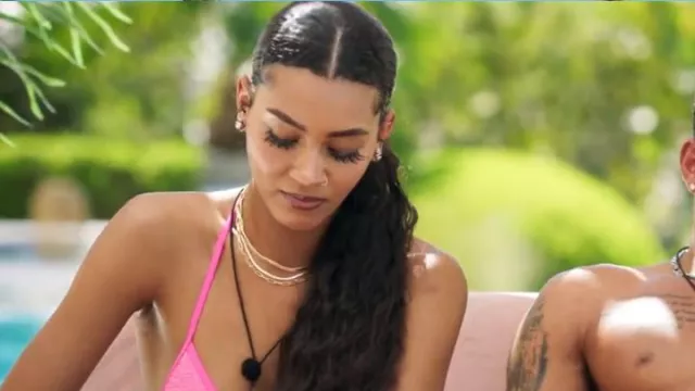 Gorjana Venice Necklace worn by Christine Obanor as seen in Too Hot to Handle (S05E06)