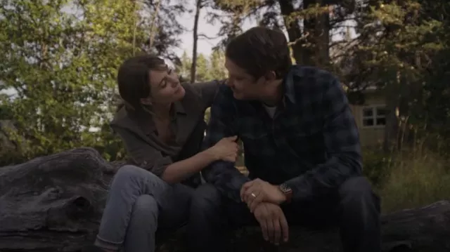 Rails Ellis Shirt Washed Black worn by Marybeth Pickett (Julianna Guill) as seen in Joe Pickett (S02E10)