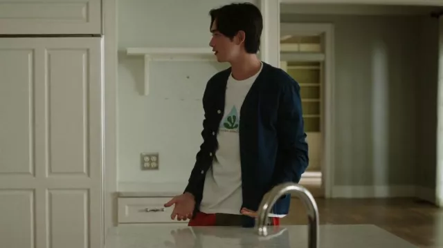 Camiseta Wasted Collective Icon usada por Steven (Sean Kaufman) como se ve en The Summer I Turned Pretty (S02E06)