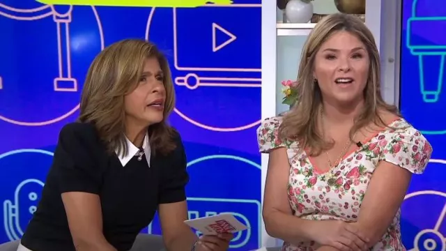 LoveShackFancy Adela Maxi Dress worn by Jenna Bush Hager as seen in Today with Hoda & Jenna on August 4, 2023