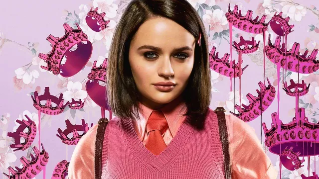 Silk satin monochrome slim tie worn by Prince (Joey King) in Bullet Train