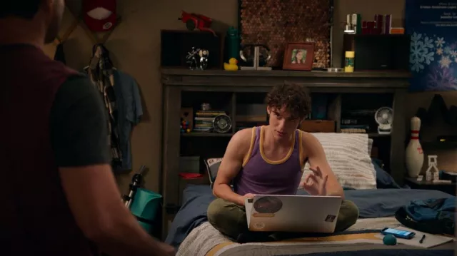 Alternative Apparel Double Ringer Tank worn by Ricky (Joshua Bassett) as seen in High School Musical: The Musical: The Series (S04E01)
