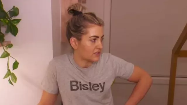 Bisley Women's Cotton Logo Tee worn by Liberty as seen in The Block (S19E02)