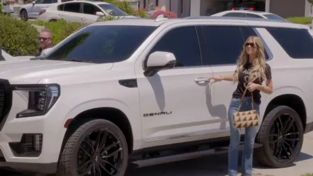 Mother The Hustler Ankle Flare Jeans worn by Christina El Moussa as seen in Christina on the Coast (S05E11)