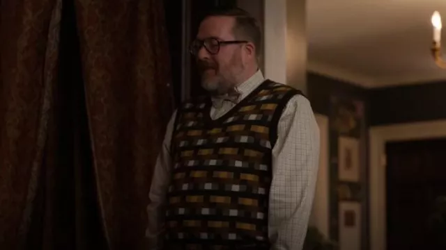 Todd Snyder Robe mérinos porté par Howard Morris (Michael Cyril Creighton) vu dans Only Murders in the Building (S03E03)