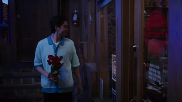 Obey Grove Button Down Polo worn by Steven (Sean Kaufman) as seen in The Summer I Turned Pretty (S02E08)