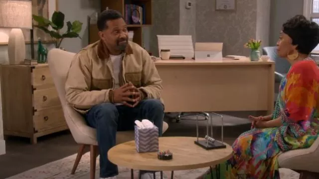 Carhartt Arctic Jacket worn by Bernard Upshaw (Mike Epps) as seen in The Upshaws (S04E02)
