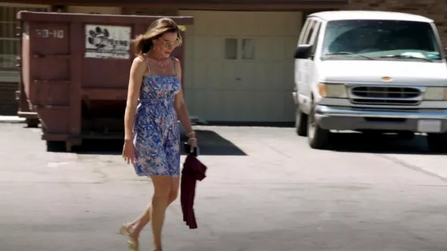 Chufy Dresses Jimmy Mini Dress In Roots Blue worn by Luann de Lesseps as seen in Luann and Sonja: Welcome to Crappie Lake (S01E08)