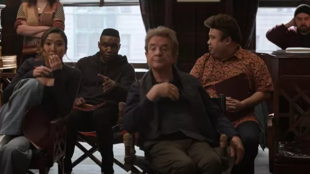 Hurley Rincon Short Sleeve Printed Woven Shirt worn by Bobo (Don Darryl Rivera) as seen in Only Murders in the Building (S03E04)