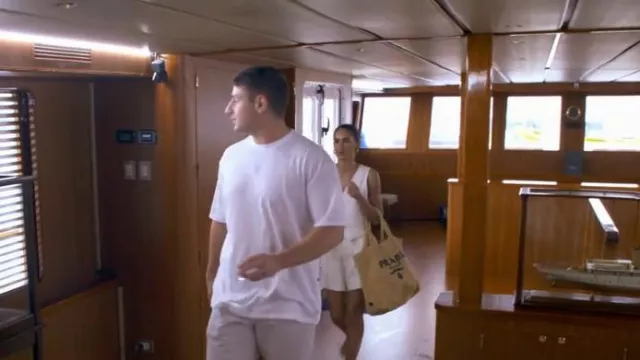 Prada Raf­fia Hand­bag as seen in Below Deck Down Under (S02E11)