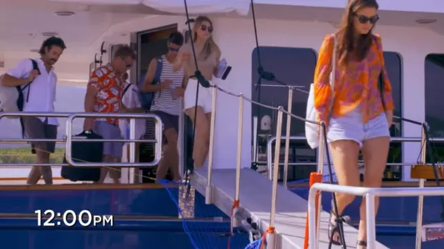 Sandales Billini Zinnia portées par Aesha Scott dans Below Deck Down Under (S02E11)