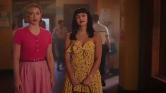 Tory Burch Garden Rose Embroidered Dress worn by Veronica Lodge (Camila Mendes) as seen in Riverdale (S07E20)
