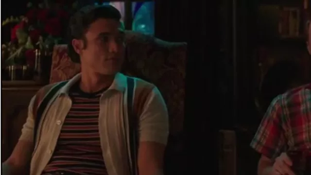 Ben Sherman Icon­ic Ver­ti­cal Stripe Polo worn by Reggie Mantle (Charles Melton) as seen in Riverdale (S07E20)