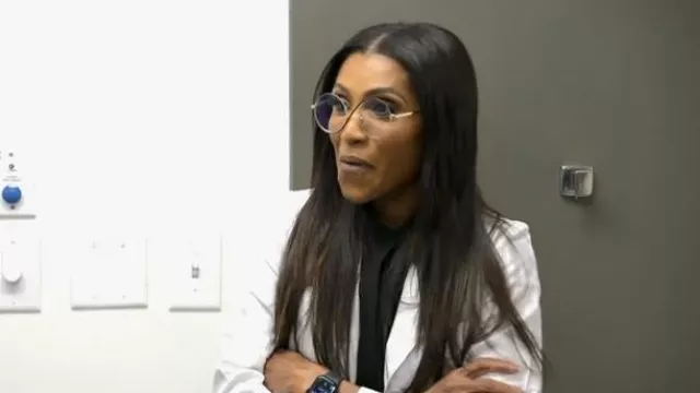Augustin Round Unique Metal Half Frame worn by Jackie Walters as seen in The Real Housewives of Atlanta (S15E15)