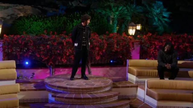 Dr Martens 1460 Bottes en cuir à 8 yeux portées par Frankie Jonas comme on le voit dans Claim to Fame (S02E09)