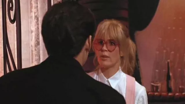 Oversize Heart Sunglasses worn by Holli Would (Kim Basinger) in Cool World movie