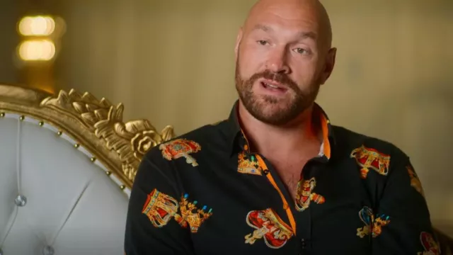 Claudio Lugli The Grown Shirt worn by Tyson Fury as seen in At Home with the Furys (S01E01)