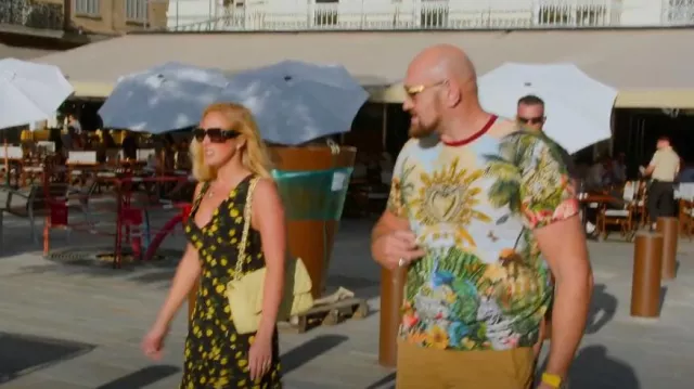 Dolce & Gabbana Giardino Print T-Shirt worn by Tyson Fury as seen in At Home with the Furys (S01E06)