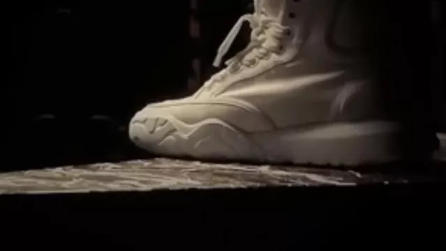 Alexander McQueen White Sneakers worn by Jenny Kord (Bruna Mar­quezine) in Blue Beetle movie