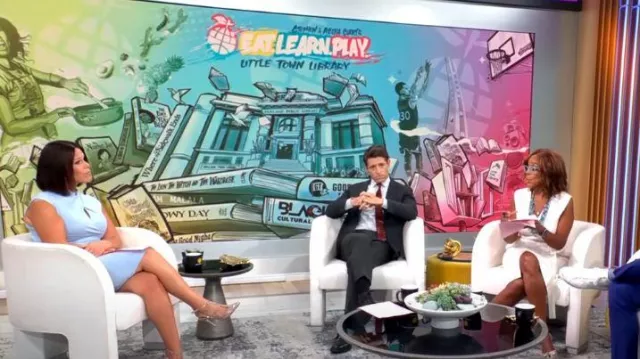 Vestido lápiz de trabajo Miusol Slim Style usado por Dana Jacobson como se ve en CBS Mornings el 6 de septiembre de 2023