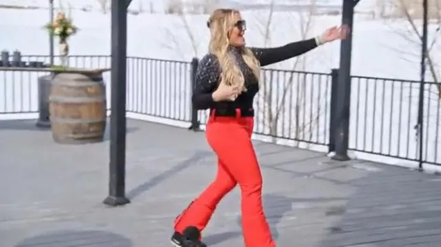 Pippa ski pants in red - Goldbergh